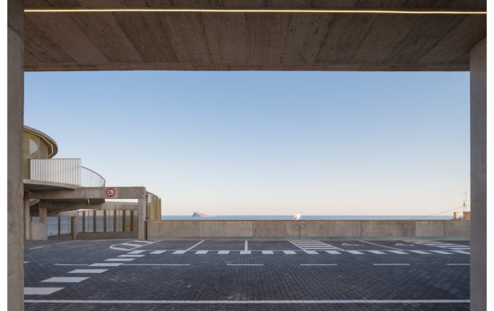 parking Benidorm exterior mar